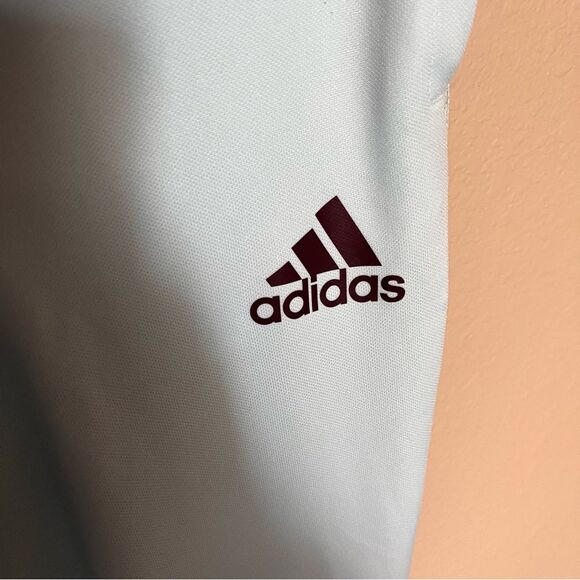 adidas Light Blue Tiro 21Trackpant with Purple/Brown Stripes & Ankle Zip Size 3X - Picture 6 of 13